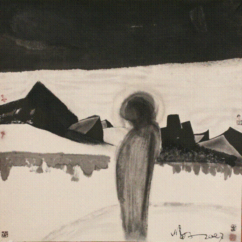 因信而畫——「輓歌與讚美詩」島子聖水墨藝術展訪談
