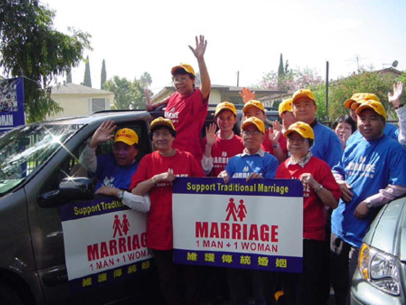 南加州华人教会响应维护传统婚姻