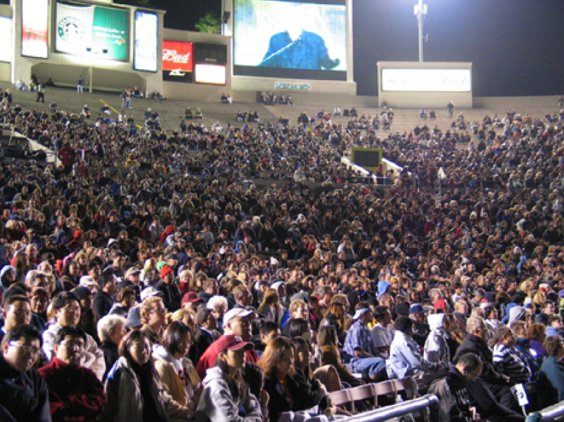 30萬人參加葛理翰西岸佈道大會