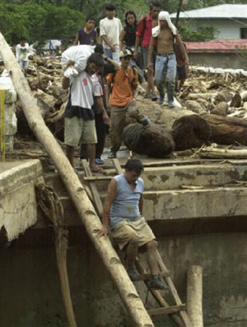 台风袭击菲律宾 千余人死亡或失踪