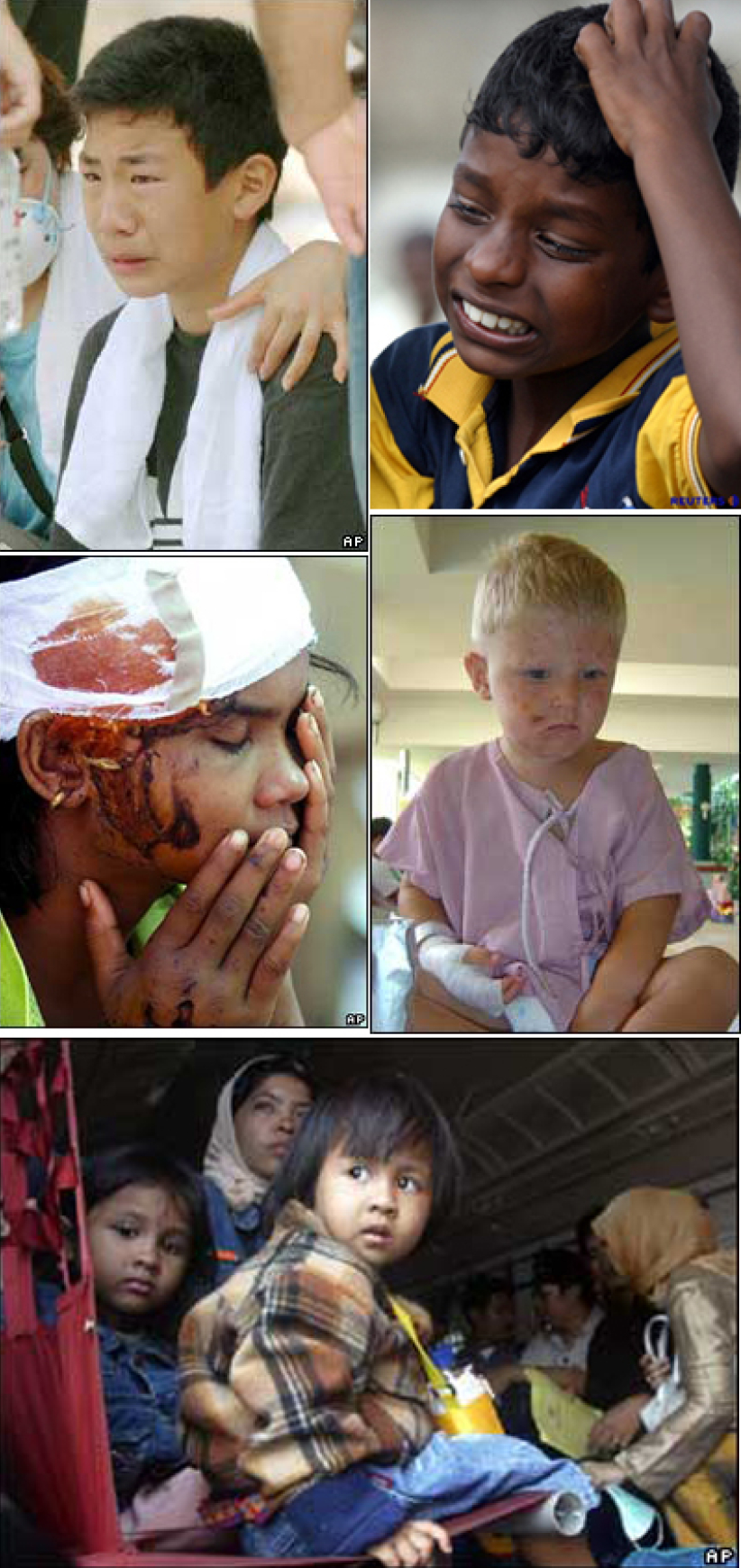 孩子眼中的世紀災難