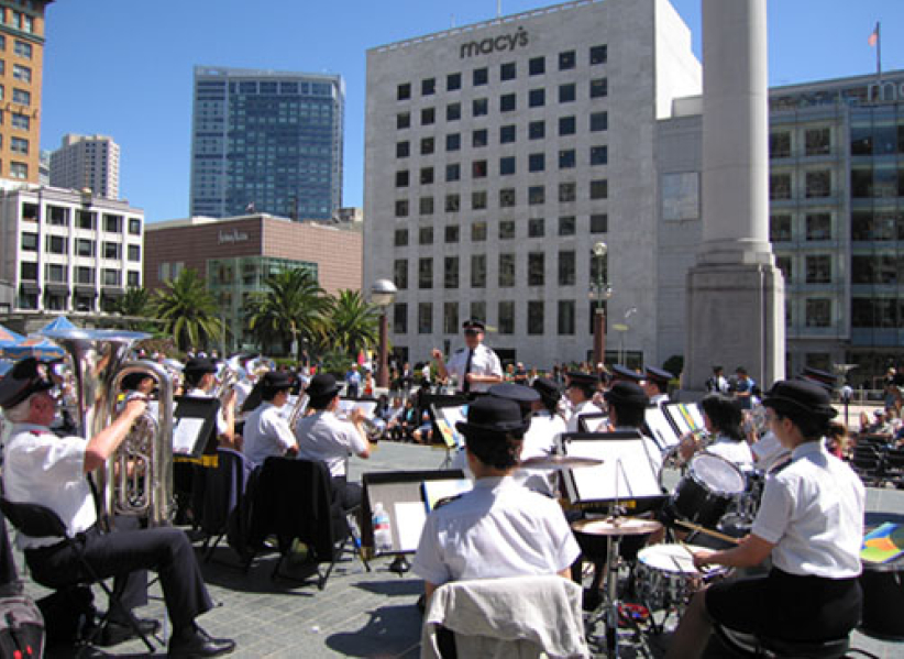香港救世軍聖樂團到三藩巿慶祝華埠堂120週年紀念