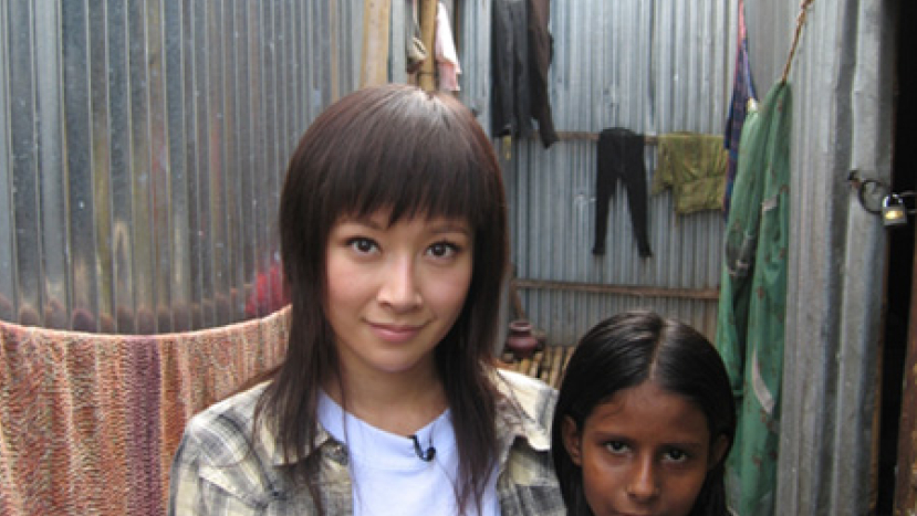 關心妍隨宣明會赴孟加拉探訪貧困童工