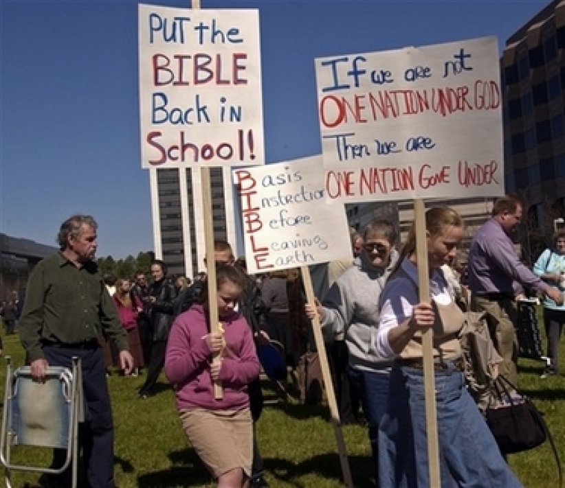 美国·一万人北卡州争取禁止同性婚姻投票
