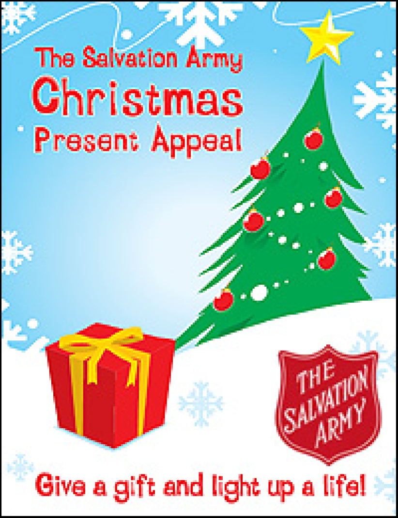 救世军盼望为圣诞筹集数十万礼物安慰灵魂