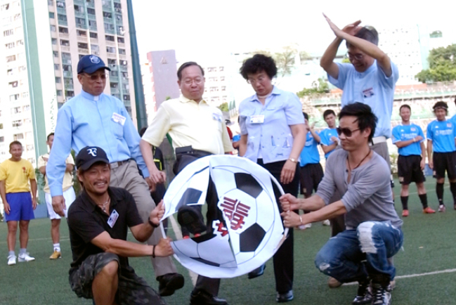 晨曦會VS葛士寶「禁毒挑戰盃」 宣傳抗毒見證主恩