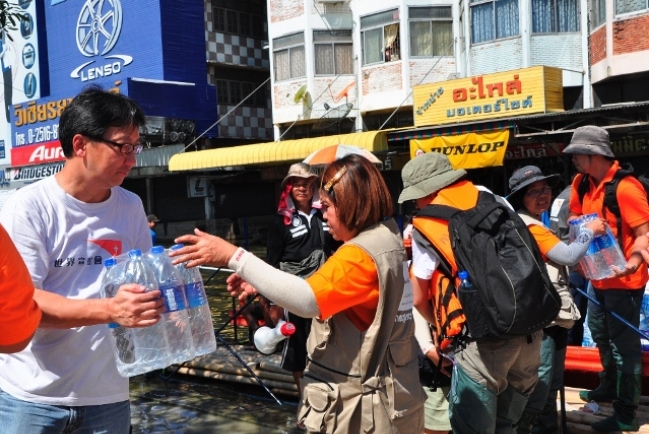 宣明會泰國水災救援　惠及逾6萬名災民