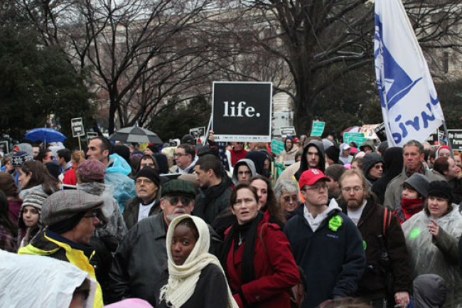 華盛頓萬人「為生命而行」反墮胎