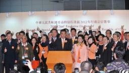 梁振英當選特首後發言全文