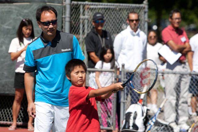 張德培投身體育事工 零距離與網球迷切磋 [圖輯]