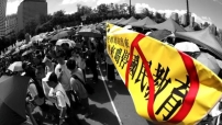 9萬巿民高溫下帶子女遊行反對國民教育