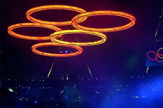 倫敦奧運揭幕 名人雲集星光閃爍