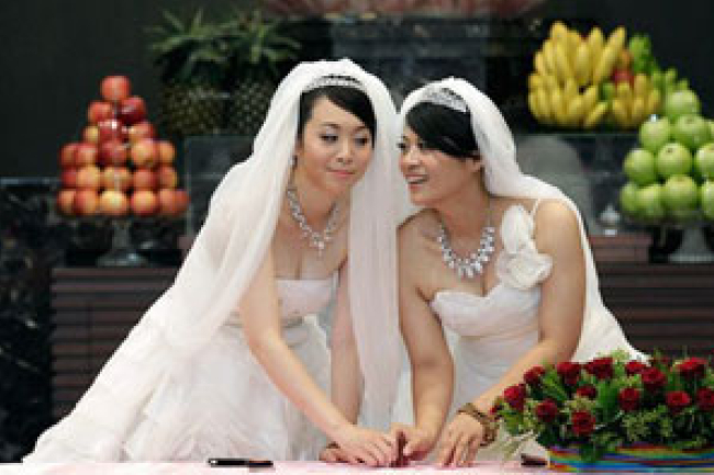 台灣桃園佛寺現同性「婚禮」首例