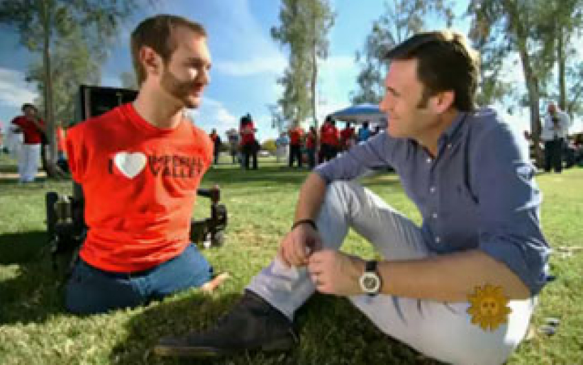 沒有四肢的力克宣佈好消息:腹中兒子四肢健全