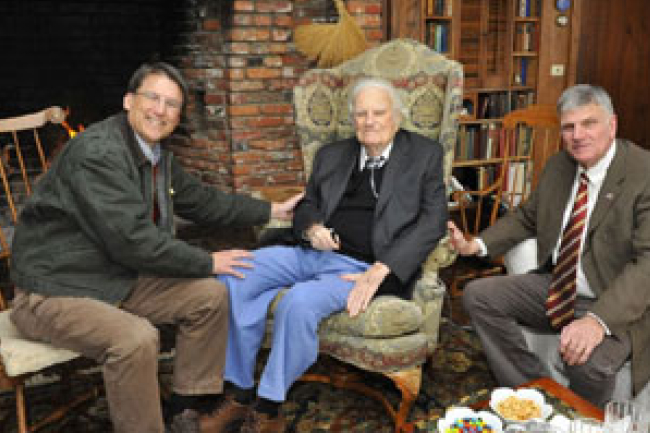 葛培理牧師被全票選為「北卡寵兒」