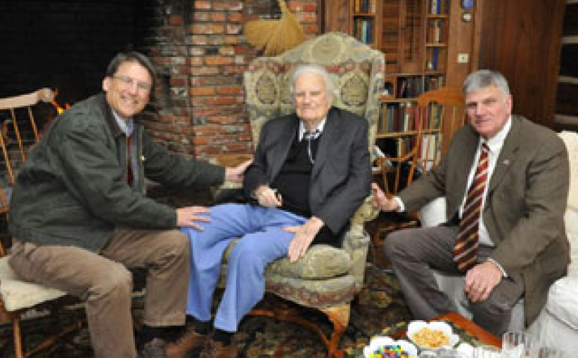 葛培理牧師被全票選為「北卡寵兒」