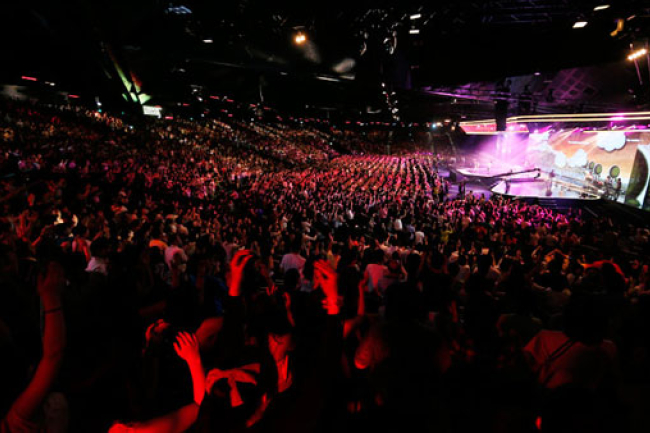 城市豐收教會獻堂 趙鏞基謙稱遜康希