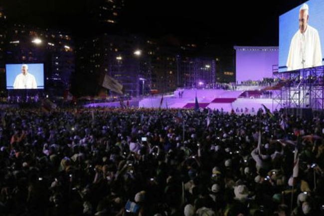 教宗方濟祝福巴西世界盃