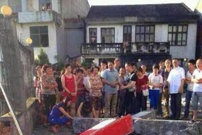 溫州持續拆十字架 平陽縣教堂遭殃