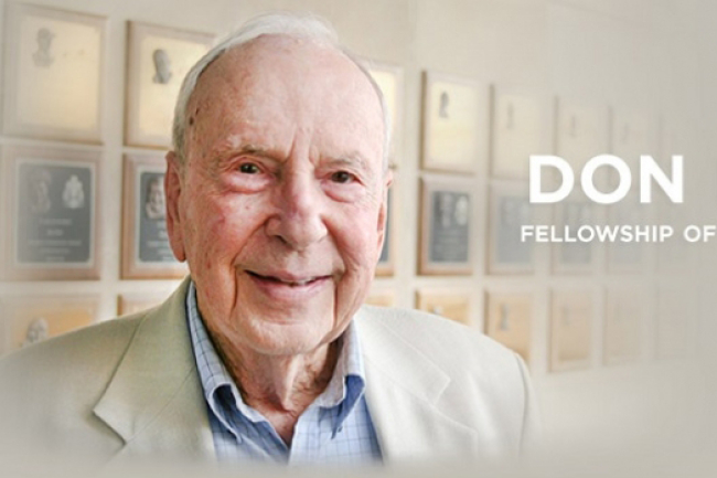 基督徒運動員團契創辦人唐‧麥克連返回天家，在世91年