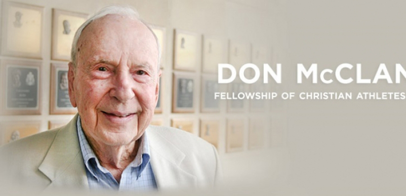 基督徒運動員團契創辦人唐‧麥克連返回天家，在世91年
