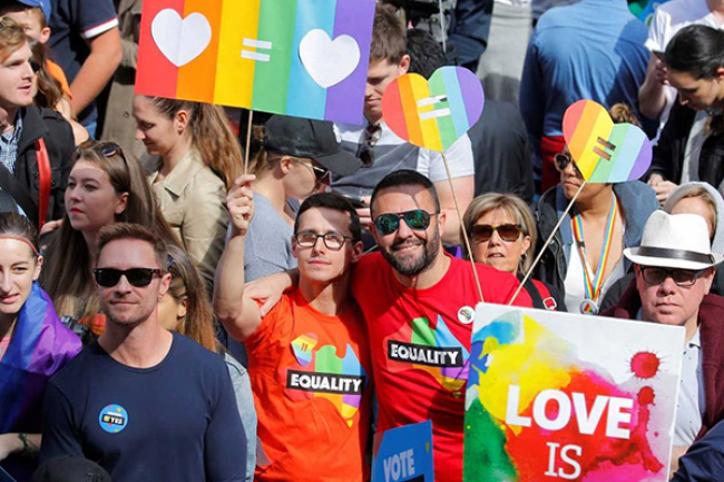 奧地利、澳洲通過同性婚姻全球26國