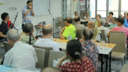 香港千人教會辦社區飯堂歡樂送長者