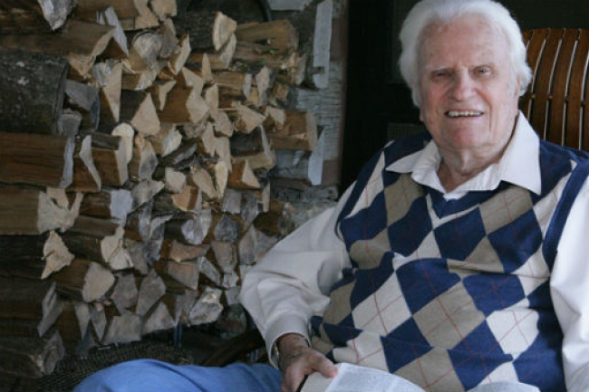 葛培理牧師侄子:我們不為他的死感到哀傷