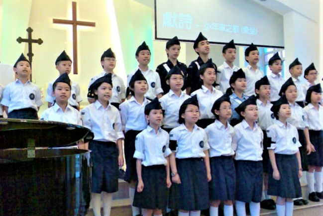 五四升旗禮基督少年軍拒中式步操 兼承基督化精神