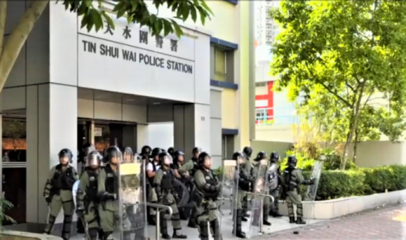 反送中抗争升温 三日六场反暴力集会
