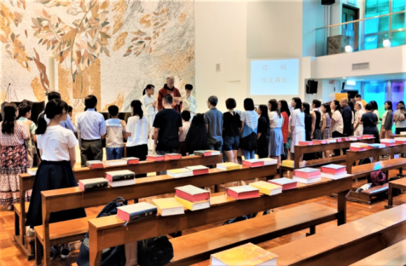 天主教香港教区禁弥撒唱《愿荣光归香港》 神父:价值观与福音相同