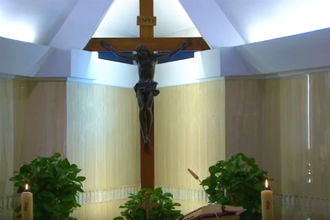 教宗四旬期清晨彌撒：耶穌為受苦者悲泣