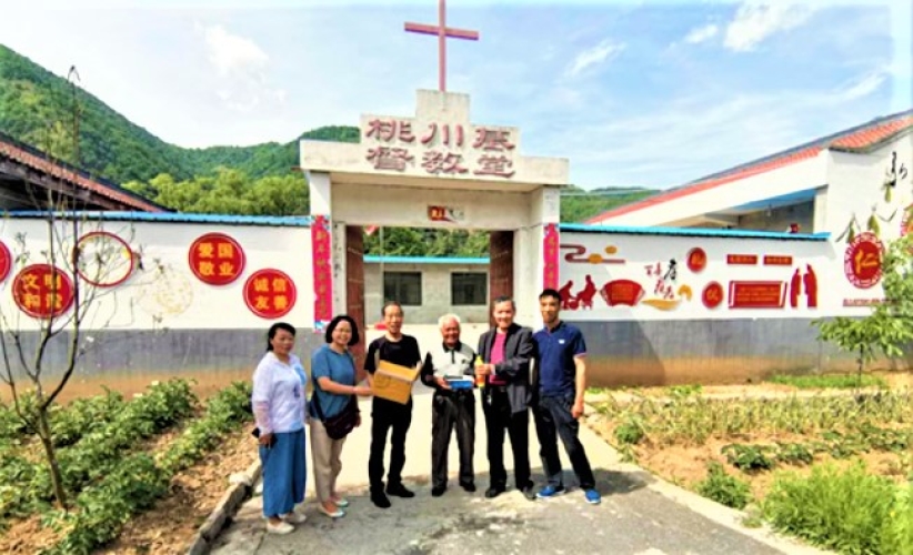 中国疫后陕西教会扶贫建「爱心超市」