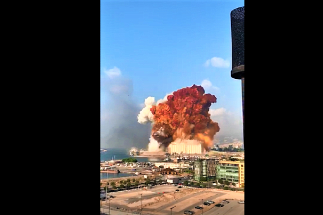 黎巴嫩貝魯特港口大爆炸 修士平安教會遭破壞呼籲緊急祈禱