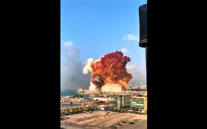 黎巴嫩贝鲁特港口大爆炸 修士平安教会遭破坏呼吁紧急祈祷
