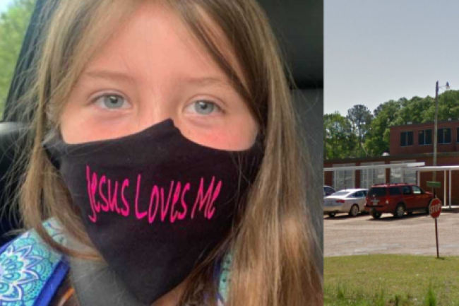 美學生戴「耶穌愛我」口罩遭禁 家長訴訟違反歧視