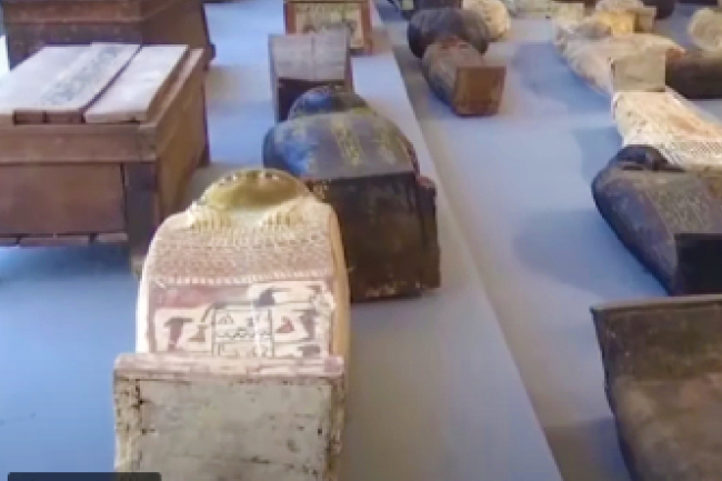 埃及出土百具彩繪木棺 蔡春曦：雅各約瑟遺體木乃伊式防腐