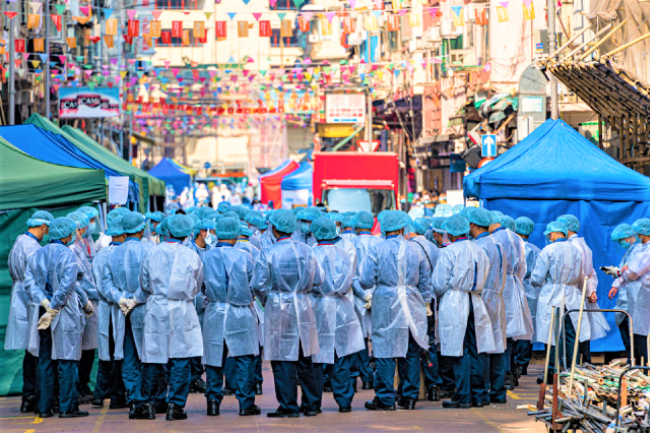 港府突襲社區封瘟疫 教牧：信徒與耶穌受苦是幸福