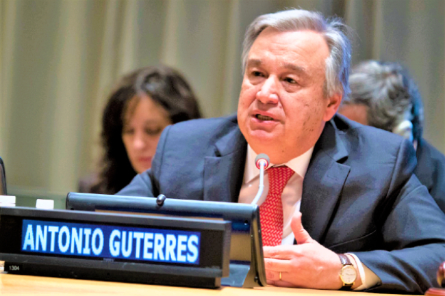 聯合國秘書長「先知式」講論世界末日 走錯方向？