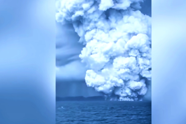 湯加世紀海嘯摧毀教堂 基督徒死裡逃生