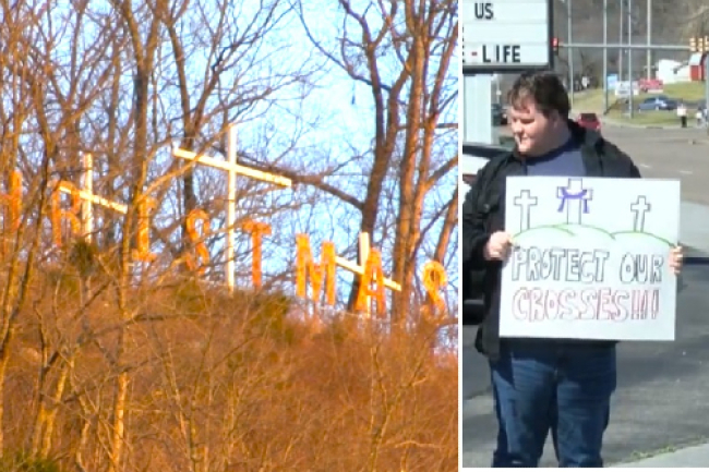 田納西州擬拆十字架 教堂另立16呎高十架抗衡