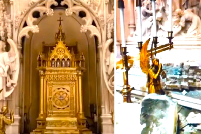 竊賊闖教堂盜聖幕天使像被斬首 教區斥仇恨行為