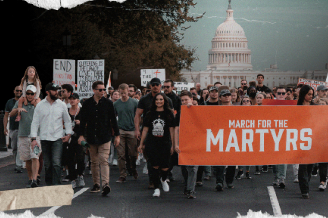 美宗教團體舉行殉道者遊行 籲學習為主獻生命