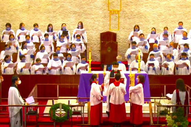 聖公會將臨期歌述崇拜 籲信徒留心準備主再來