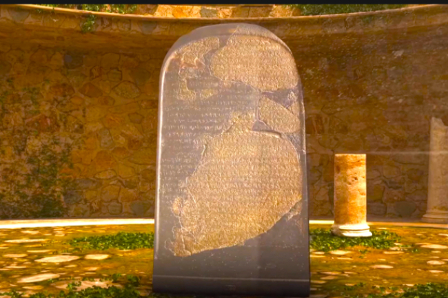 2900年歷史米沙石碑刻大衛王名字