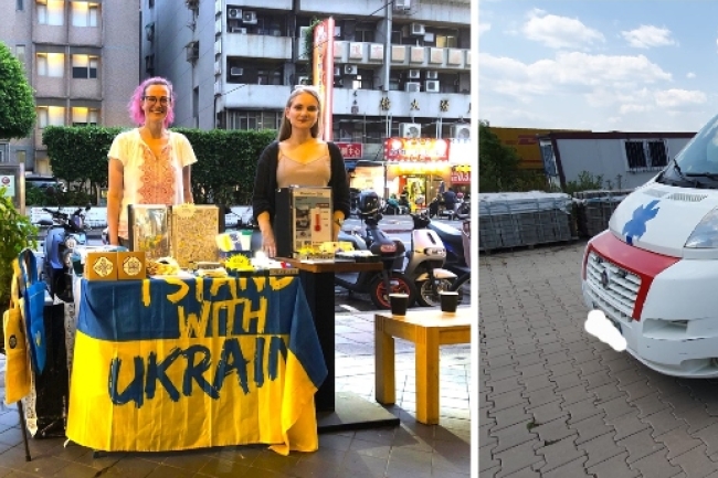 台「烏克蘭美食日」 購四輛救護車援戰地