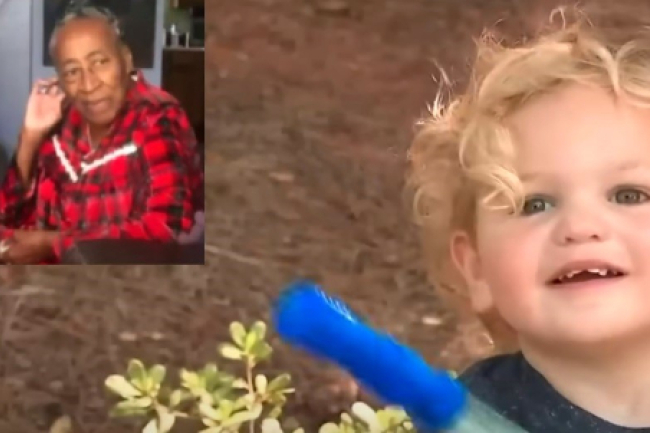 小男孩追玩氣泡 叢林尋回認知障礙老婦