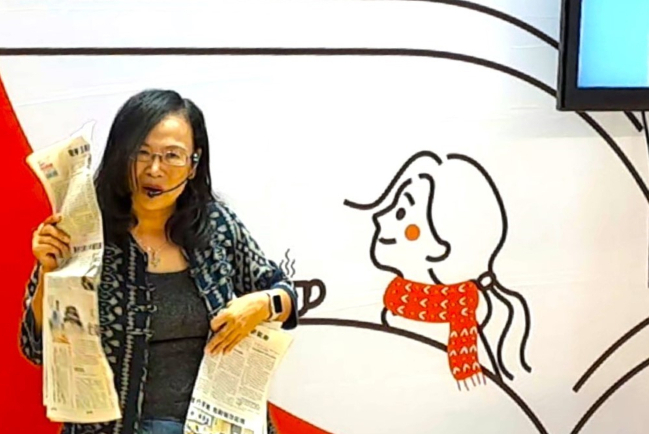 基督教聯合書展開幕 黃佩蓮校長籲親子伴讀:有愛就有動力成長!