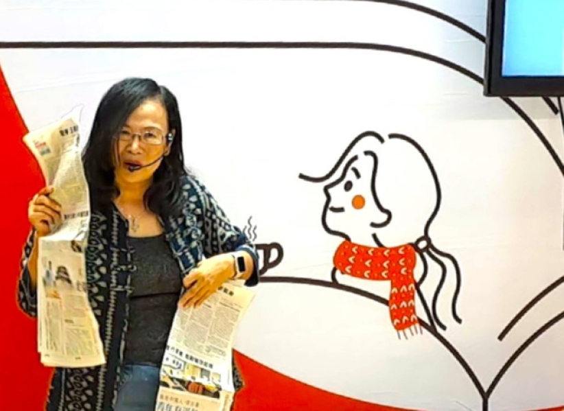 基督教联合书展开幕 黄佩莲校长吁亲子伴读：有爱就有动力成长！