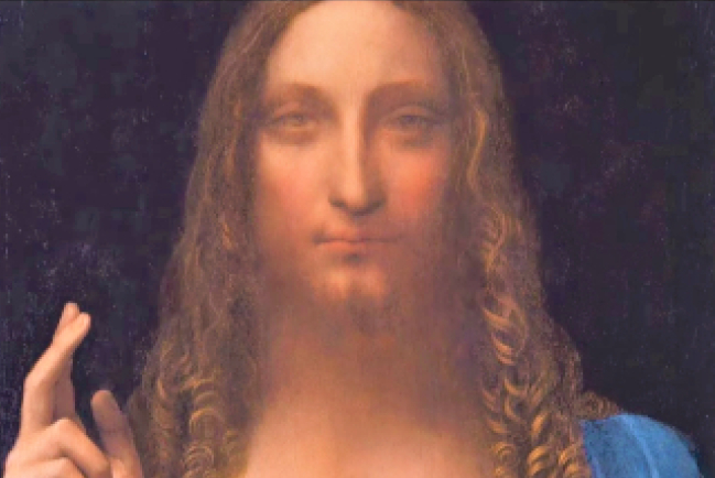 達文西消失名畫《救世主》 懸疑電影默想基督大愛